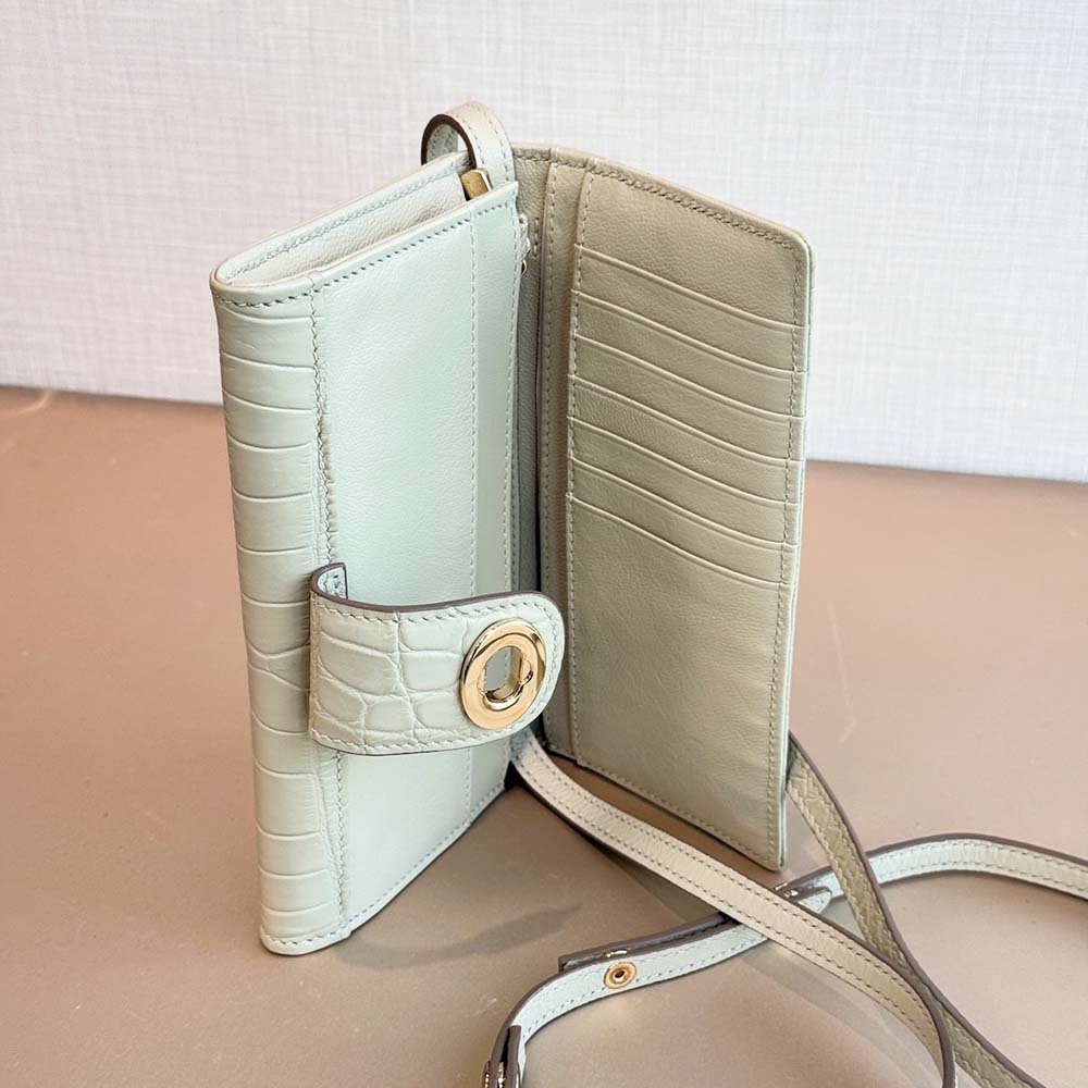 全鱷魚腹皮WOC訂製長夾