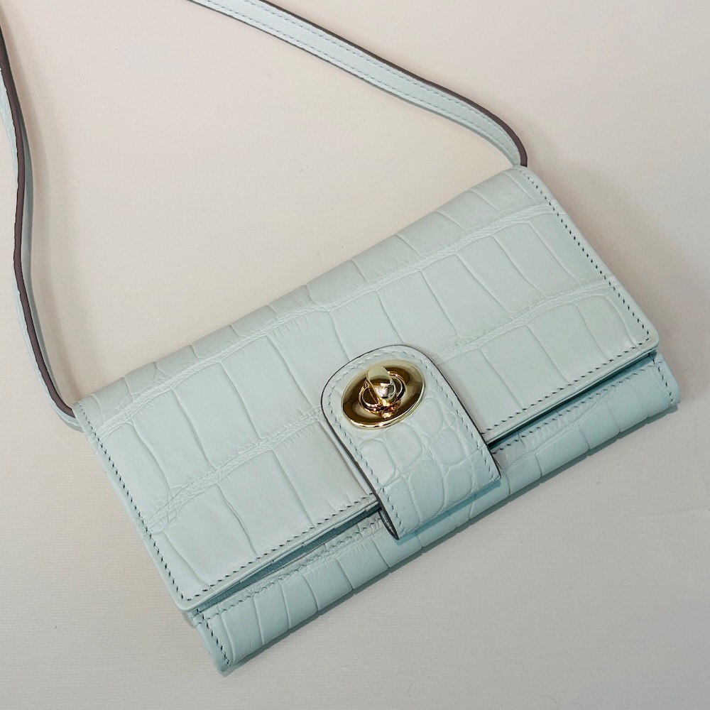 全鱷魚腹皮WOC訂製長夾