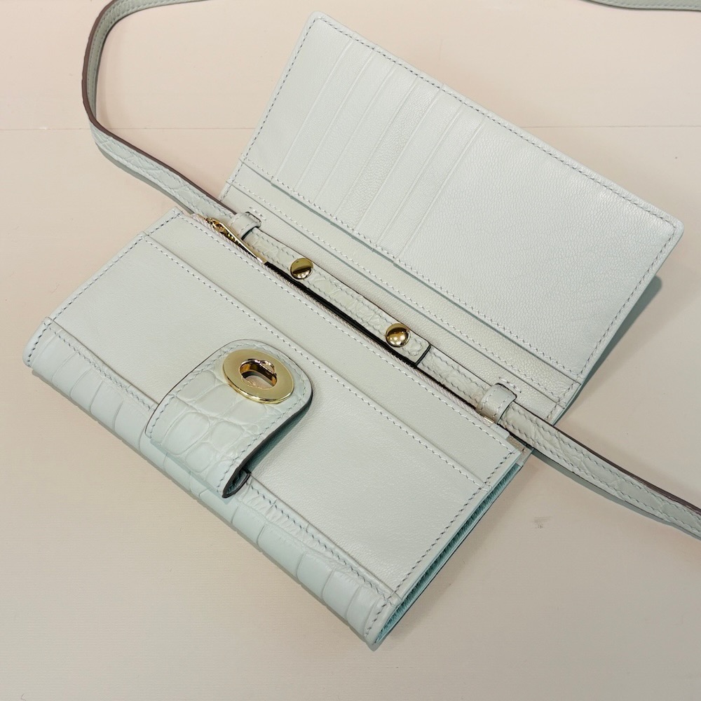 全鱷魚腹皮WOC訂製長夾