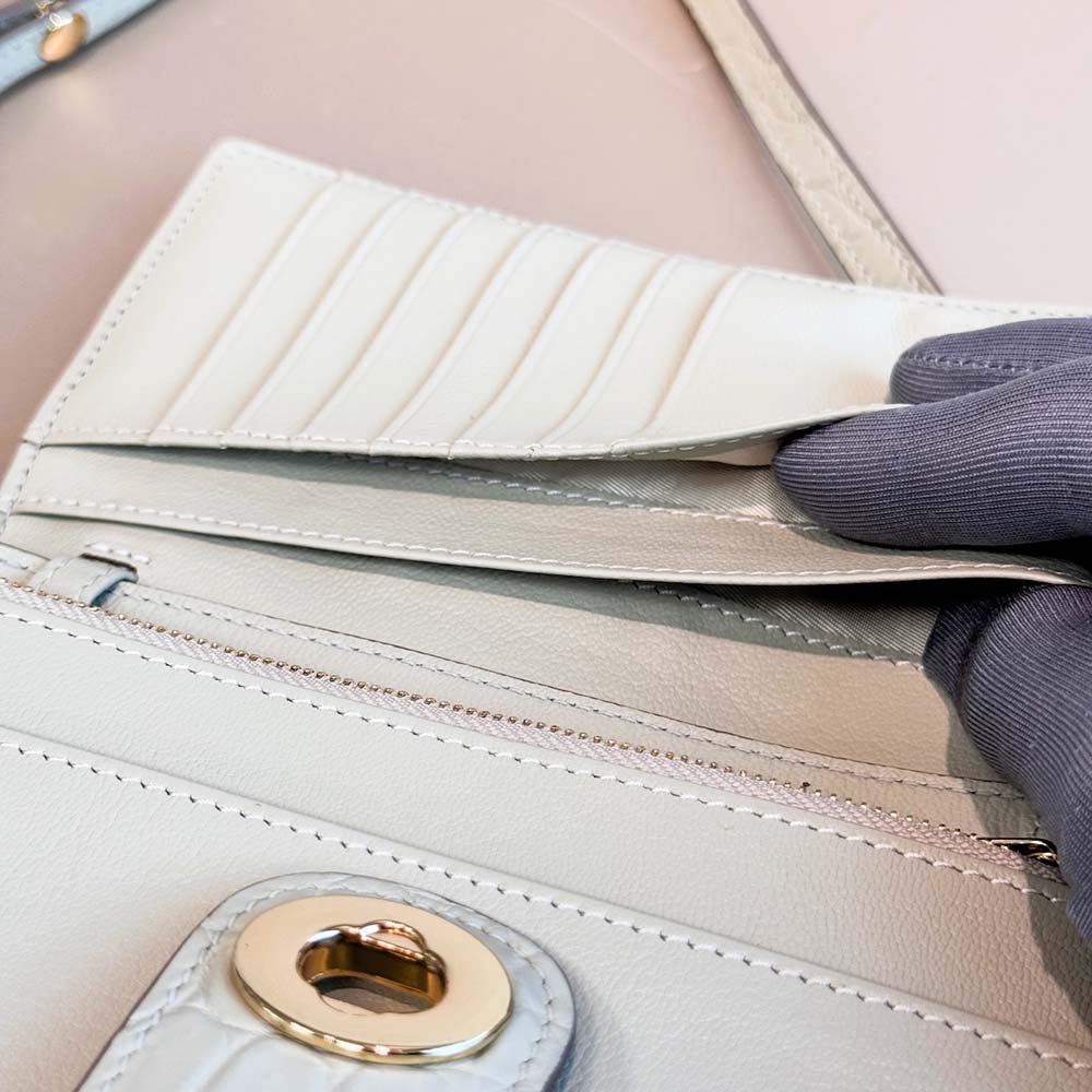 全鱷魚腹皮WOC訂製長夾