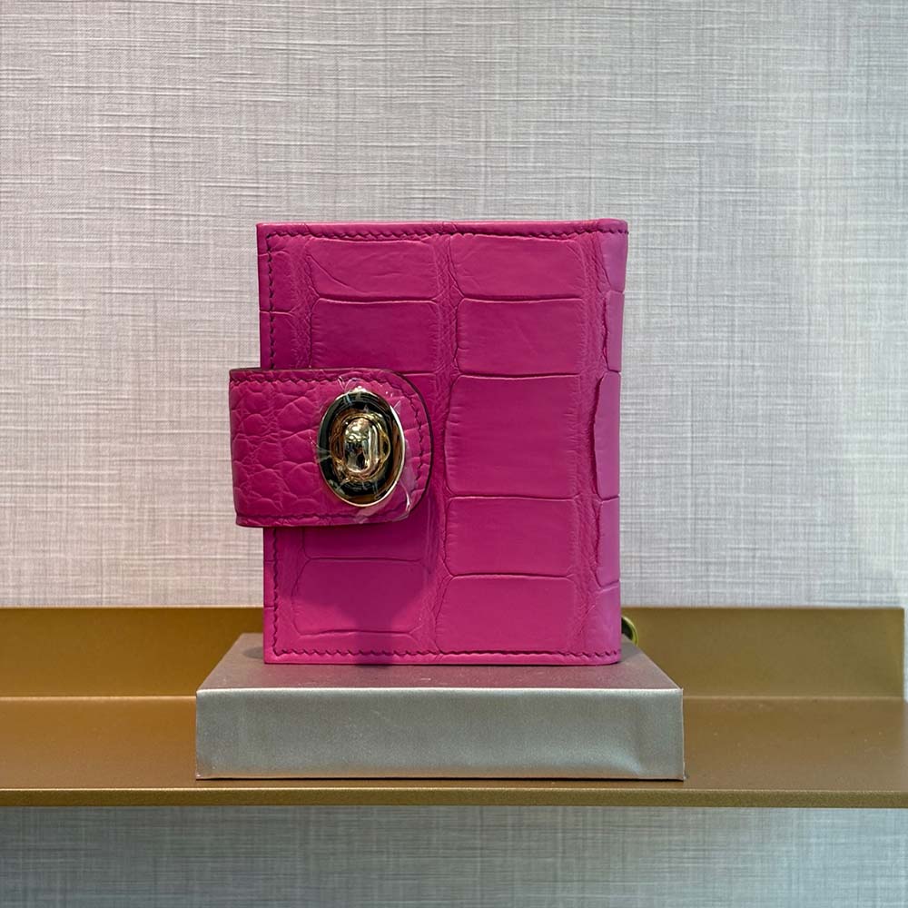 全鱷魚腹皮訂製短夾