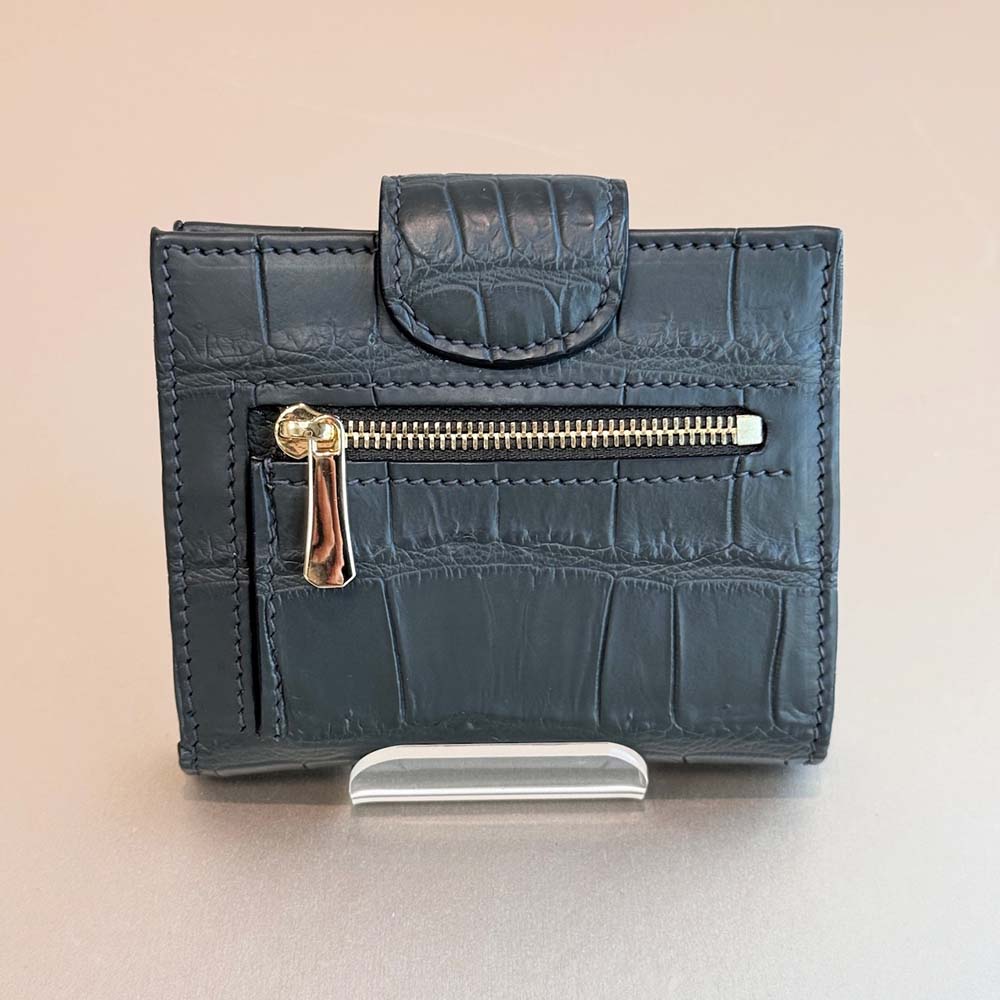 全鱷魚腹皮訂製短夾