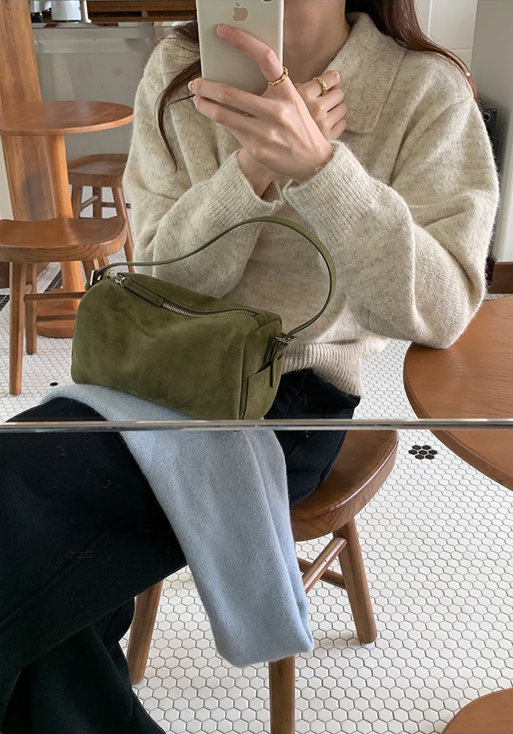 經典POLO領針織上衣