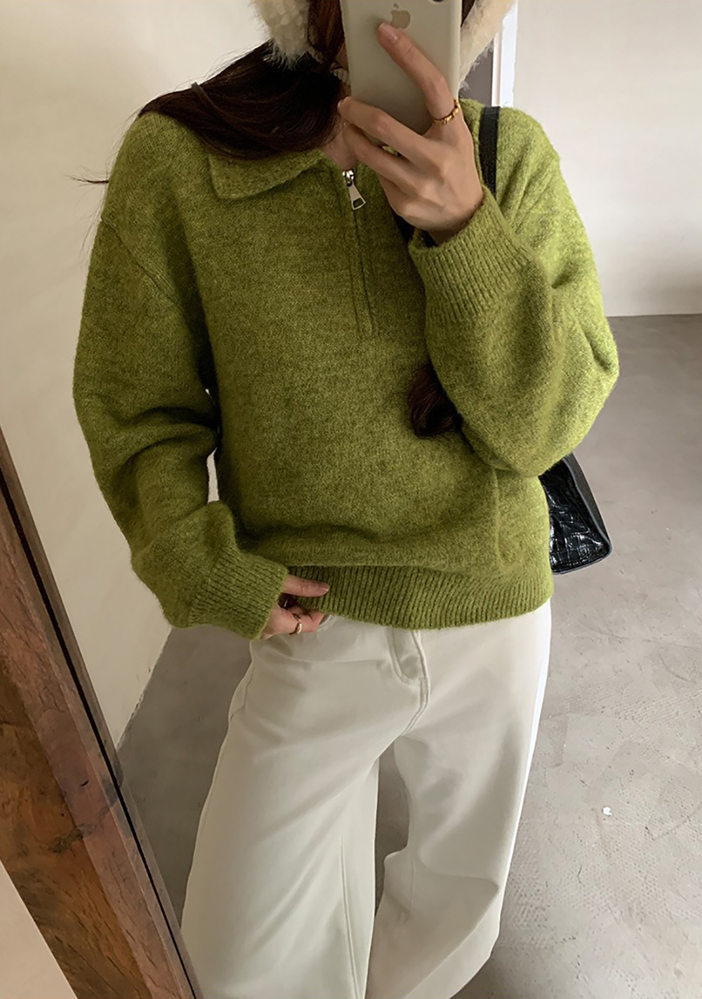 經典POLO領針織上衣