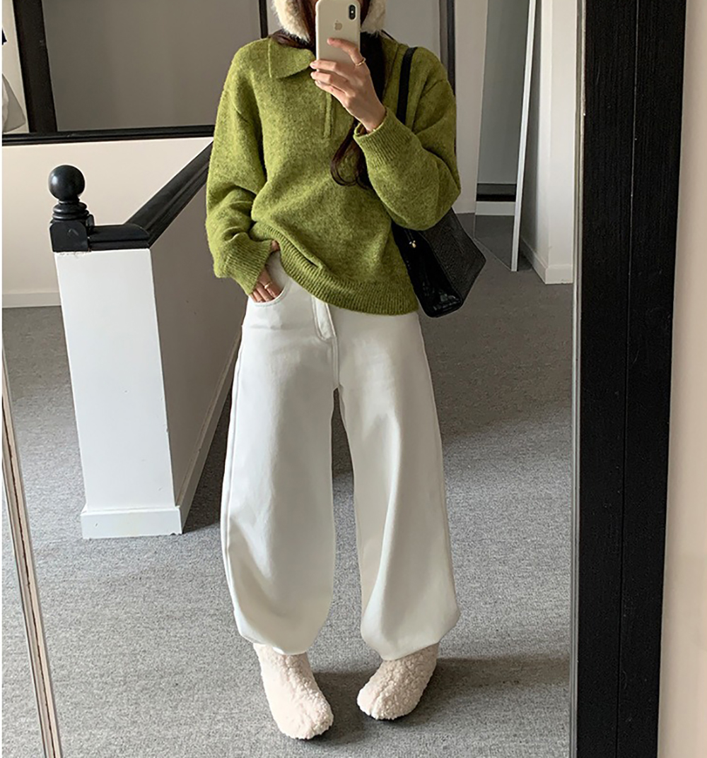 經典POLO領針織上衣