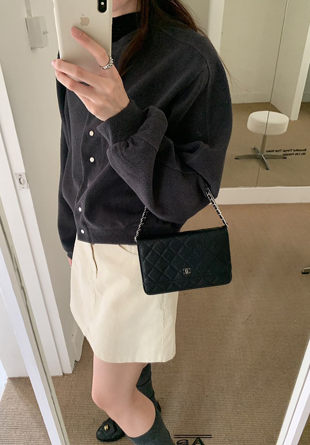 休閒寬鬆經典圓領外套,外套,上身,顯瘦,遮肉,冬天