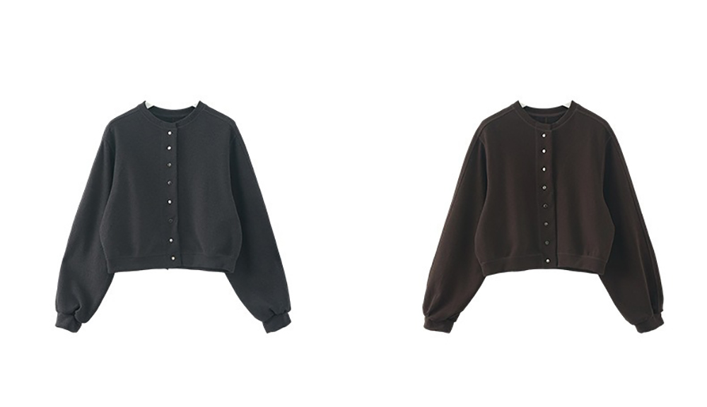 休閒寬鬆經典圓領外套,外套,上身,顯瘦,遮肉,冬天