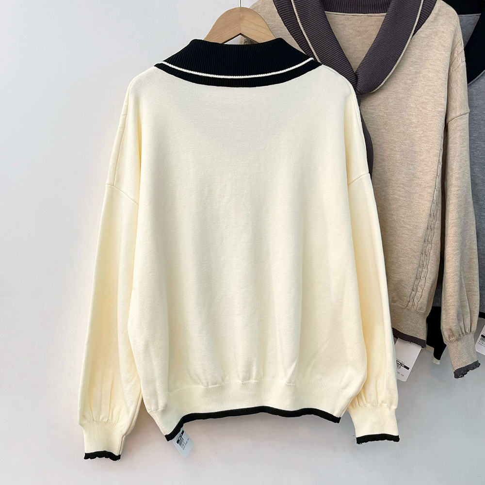 氣質學院風針織上衣