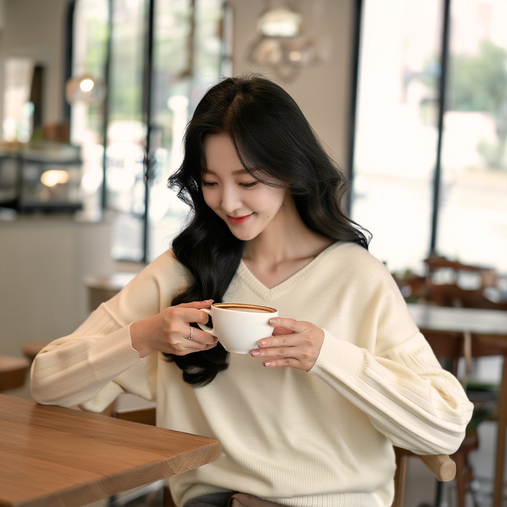 百搭正反兩穿針織上衣