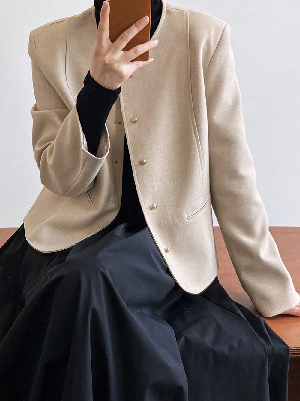 高級西裝感小香外套