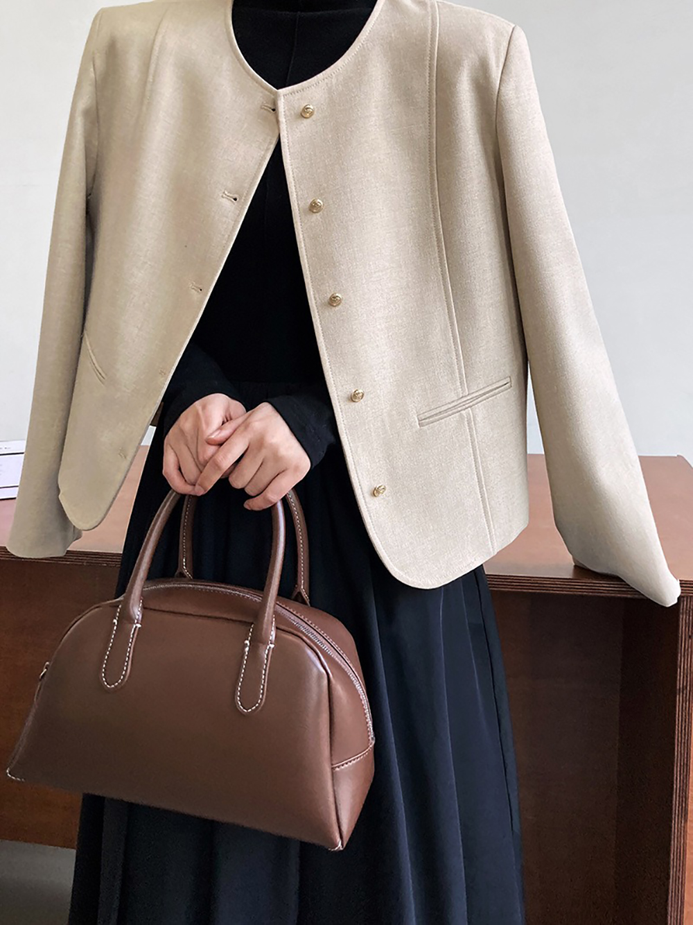 高級西裝感小香外套