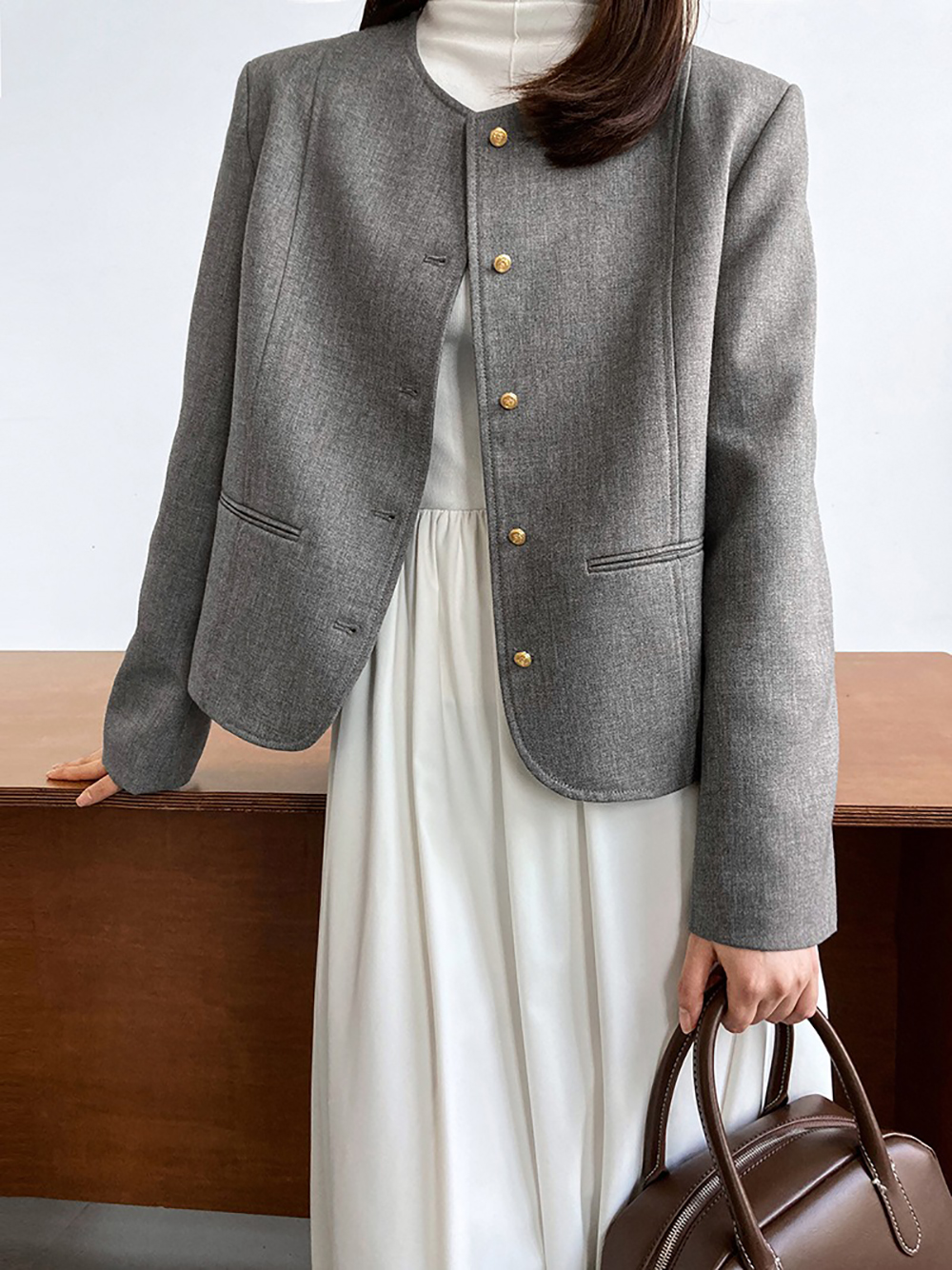 高級西裝感小香外套