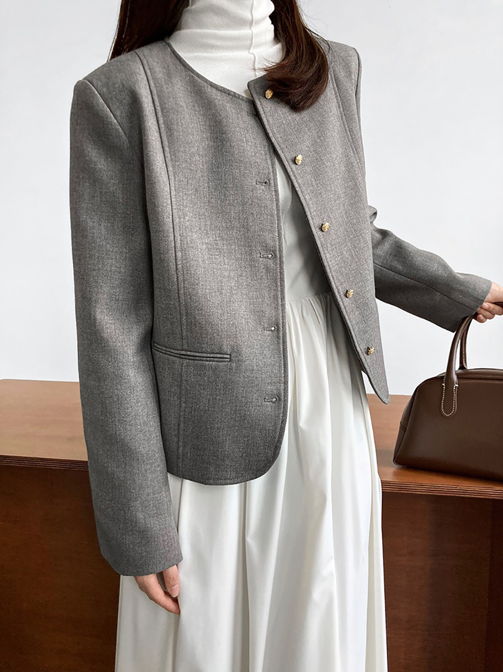 高級西裝感小香外套