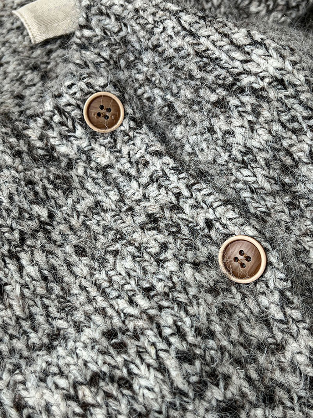 簡約針織羊毛背心外套