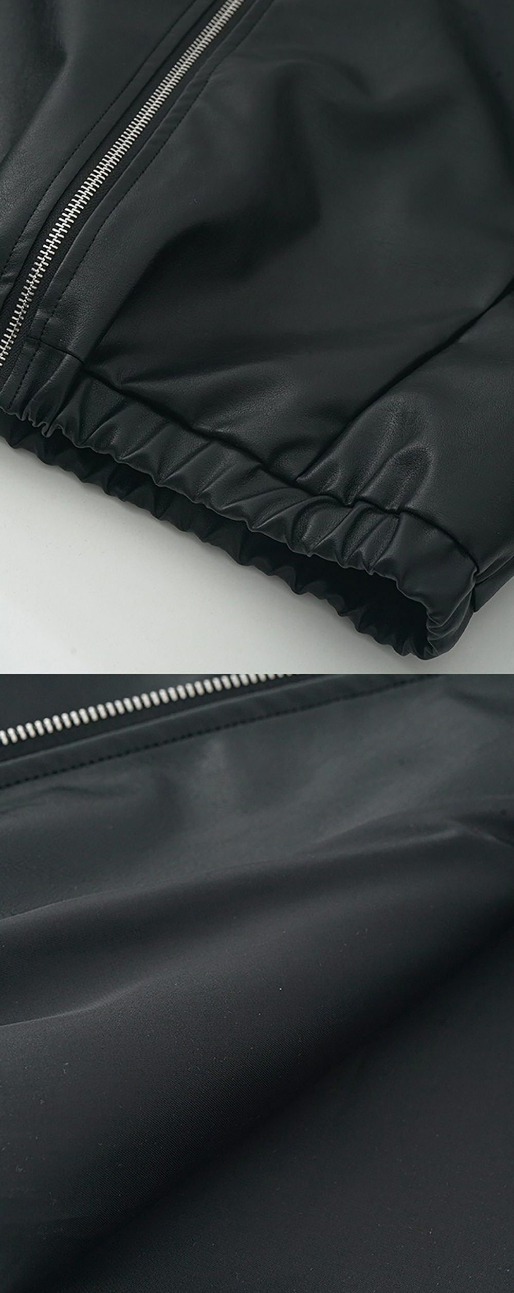 個性質感皮革夾克外套