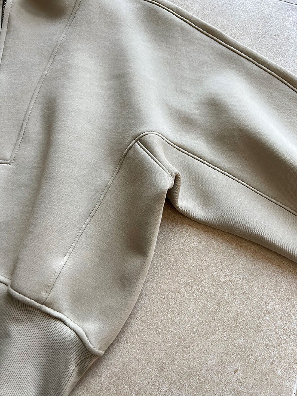 休閒立領半拉鏈上衣