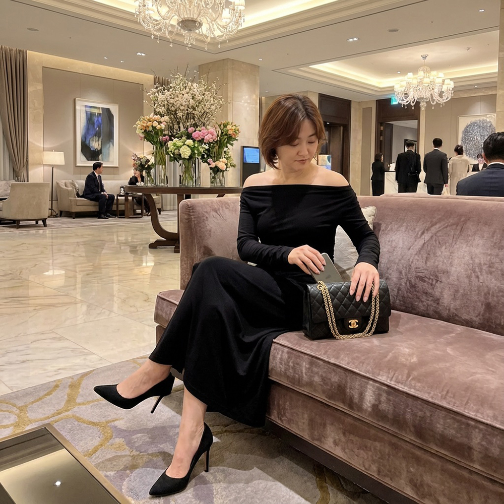 氣質檔片設計發熱洋裝