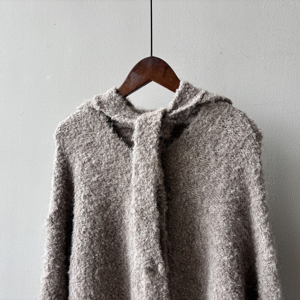 兩件式披肩針織毛衣