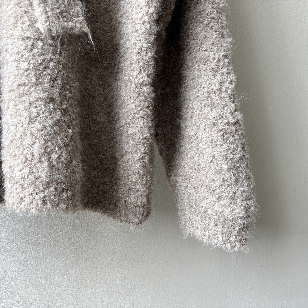 兩件式披肩針織毛衣