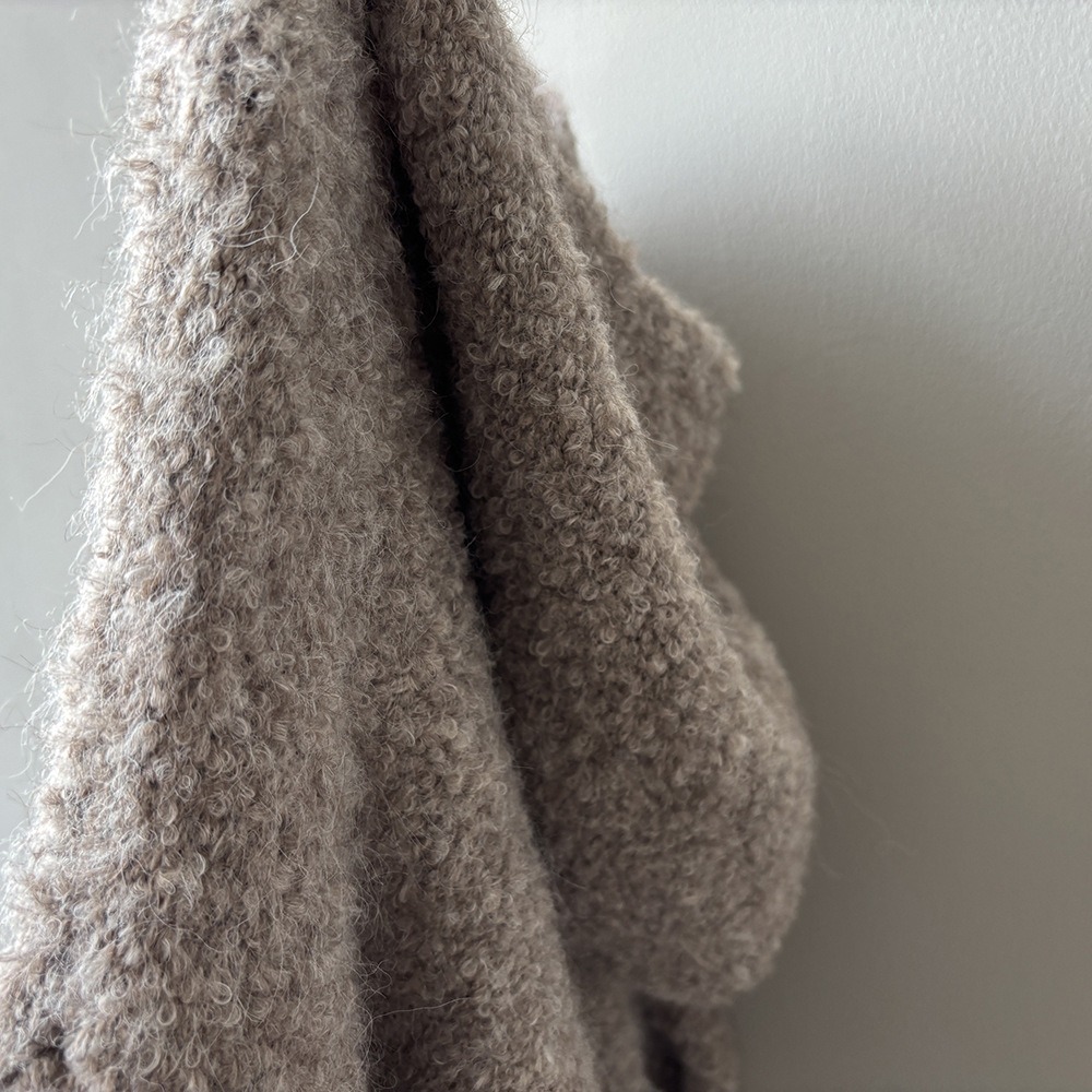 兩件式披肩針織毛衣