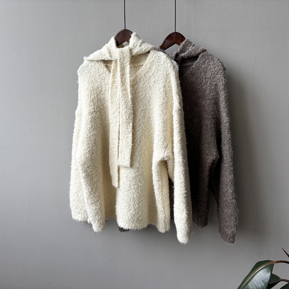 兩件式披肩針織毛衣