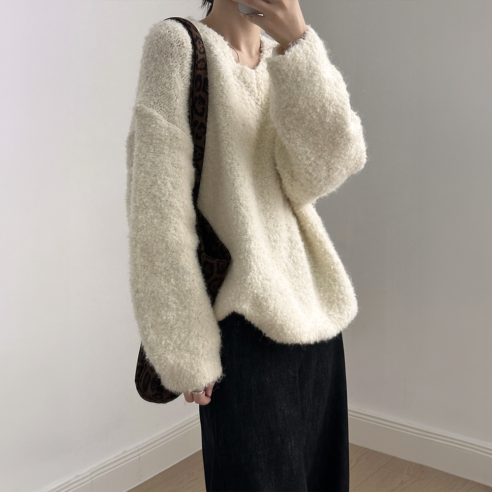 兩件式披肩針織毛衣