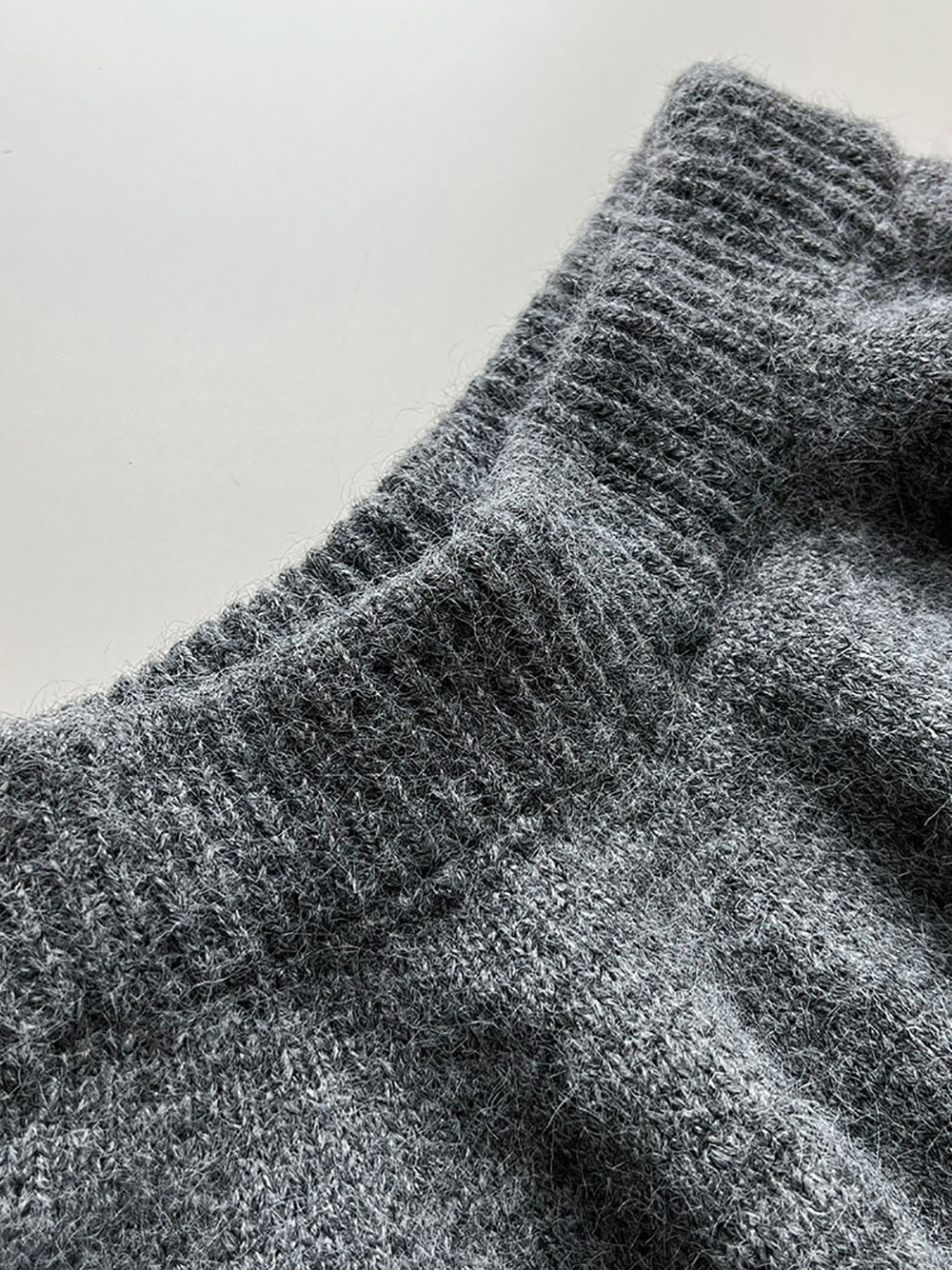 拉鍊針織毛衣短裙套裝