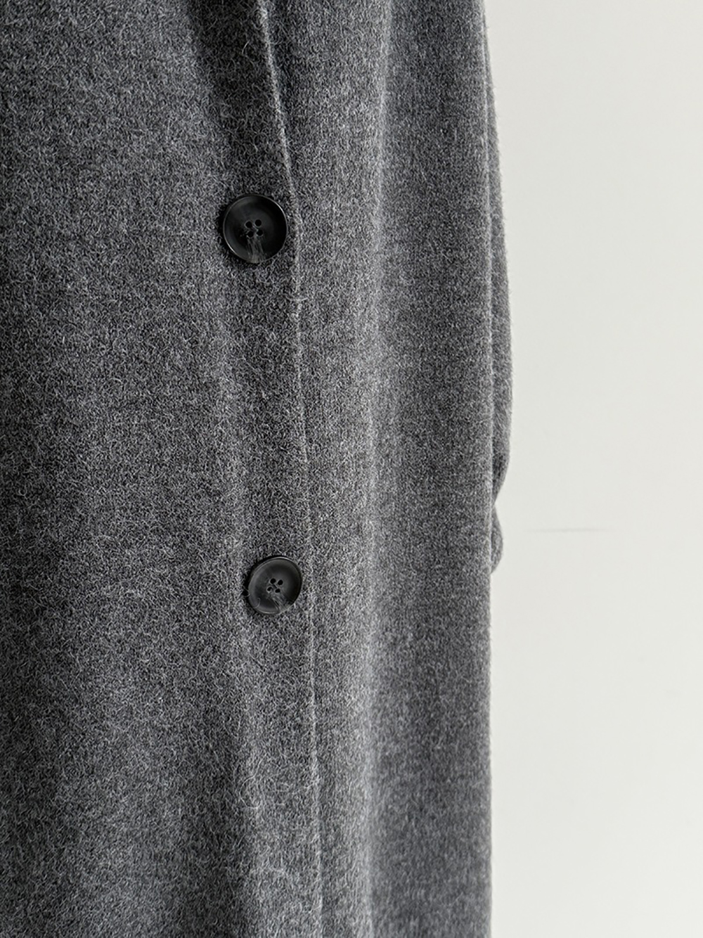 長款連帽針織開襟外套