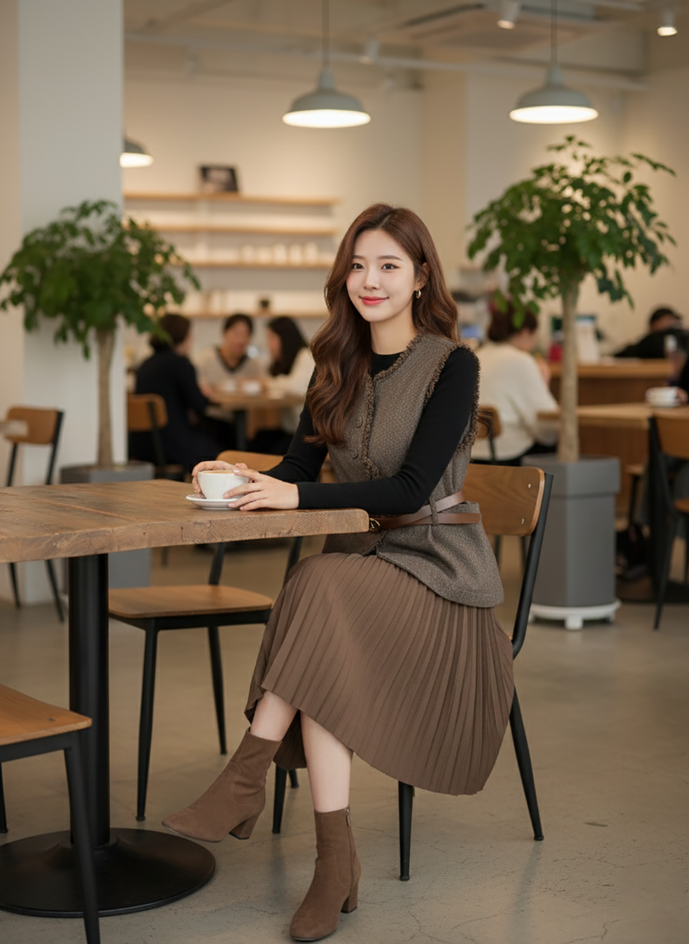 都會質感復古背心外套