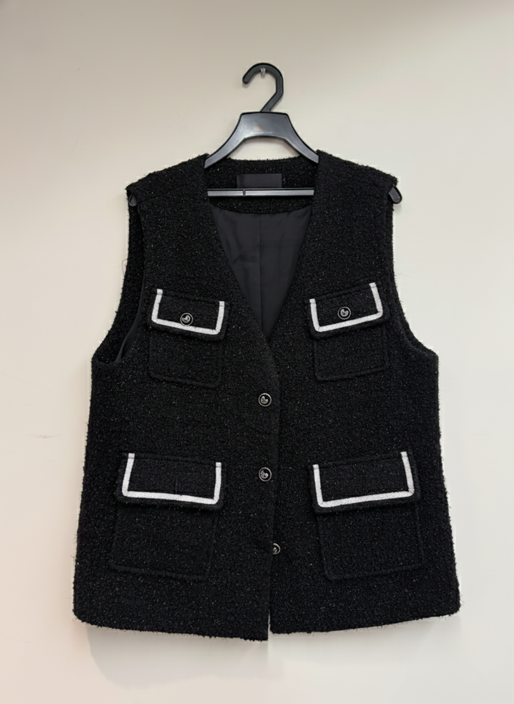 高雅貴氣金蔥背心外套