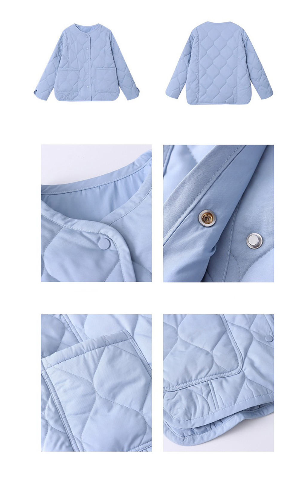 寬鬆設計感菱格外套