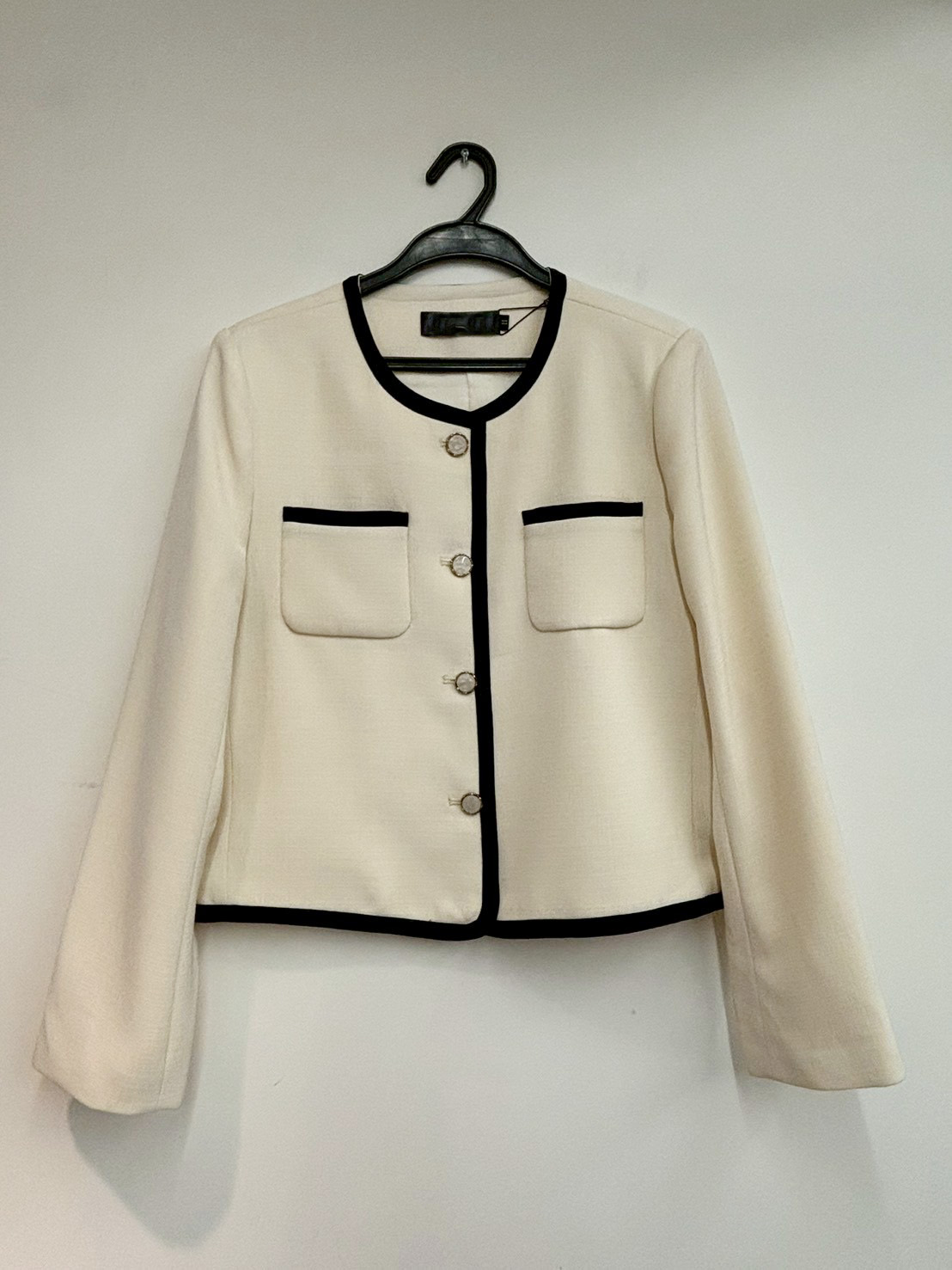 小香風質感織紋外套