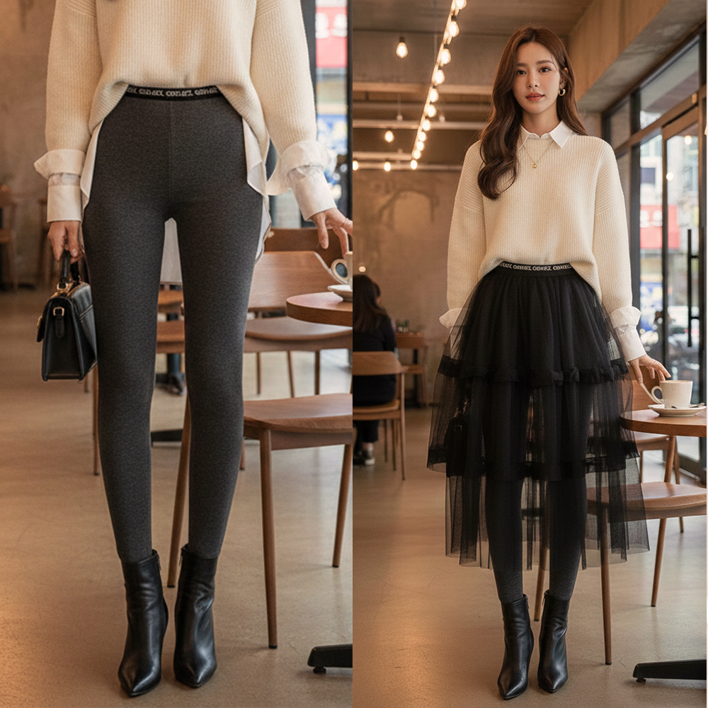 保暖內磨毛內搭打底褲