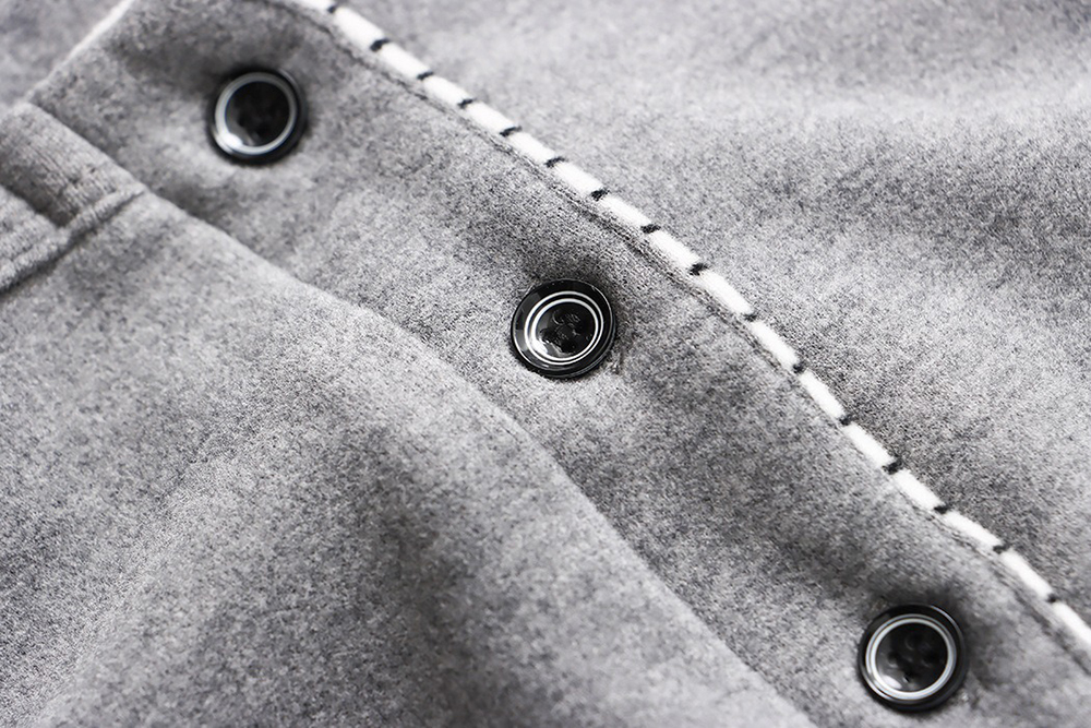 側抓皺條紋拼接上衣