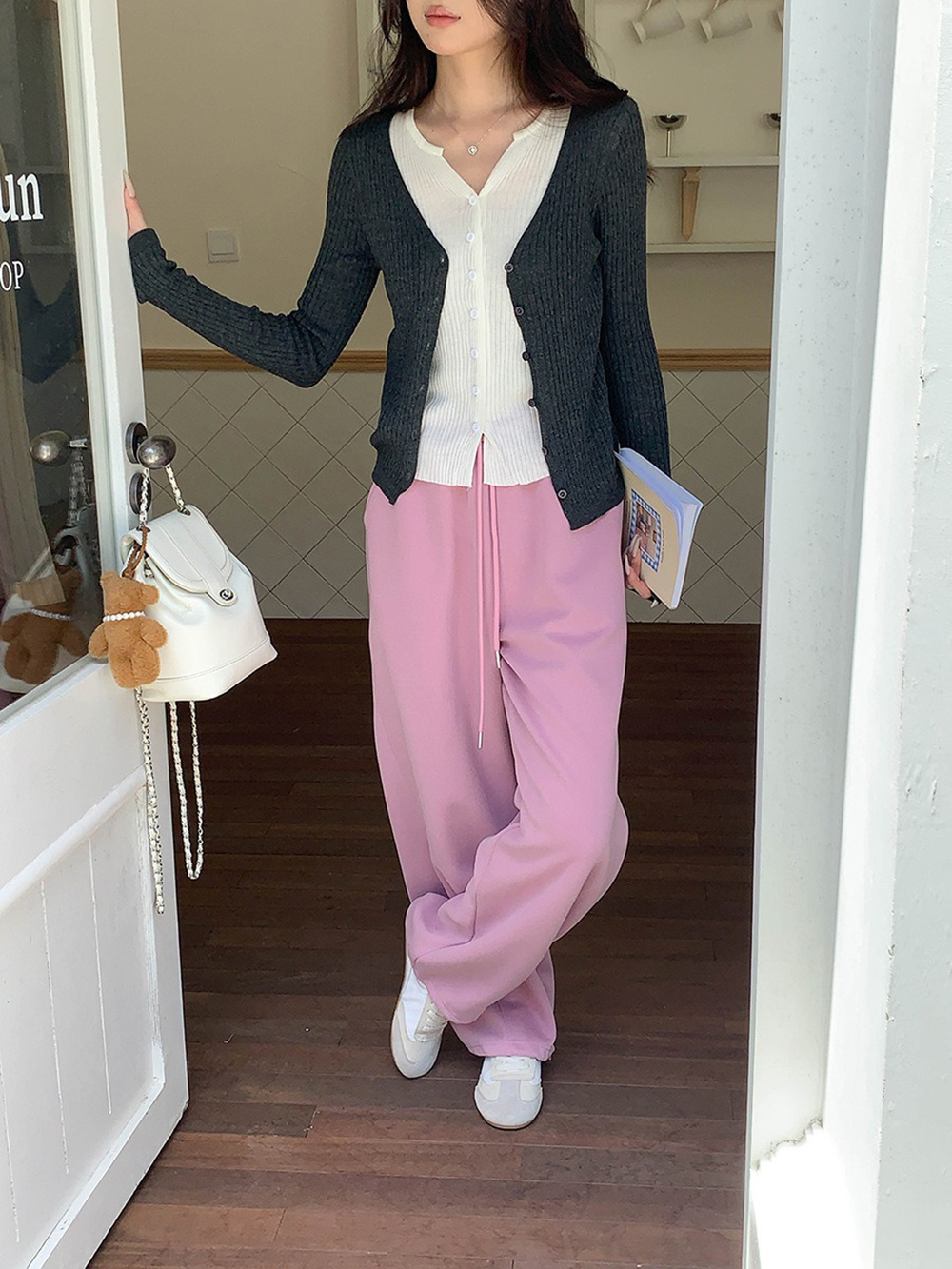 層次感假兩件針織上衣