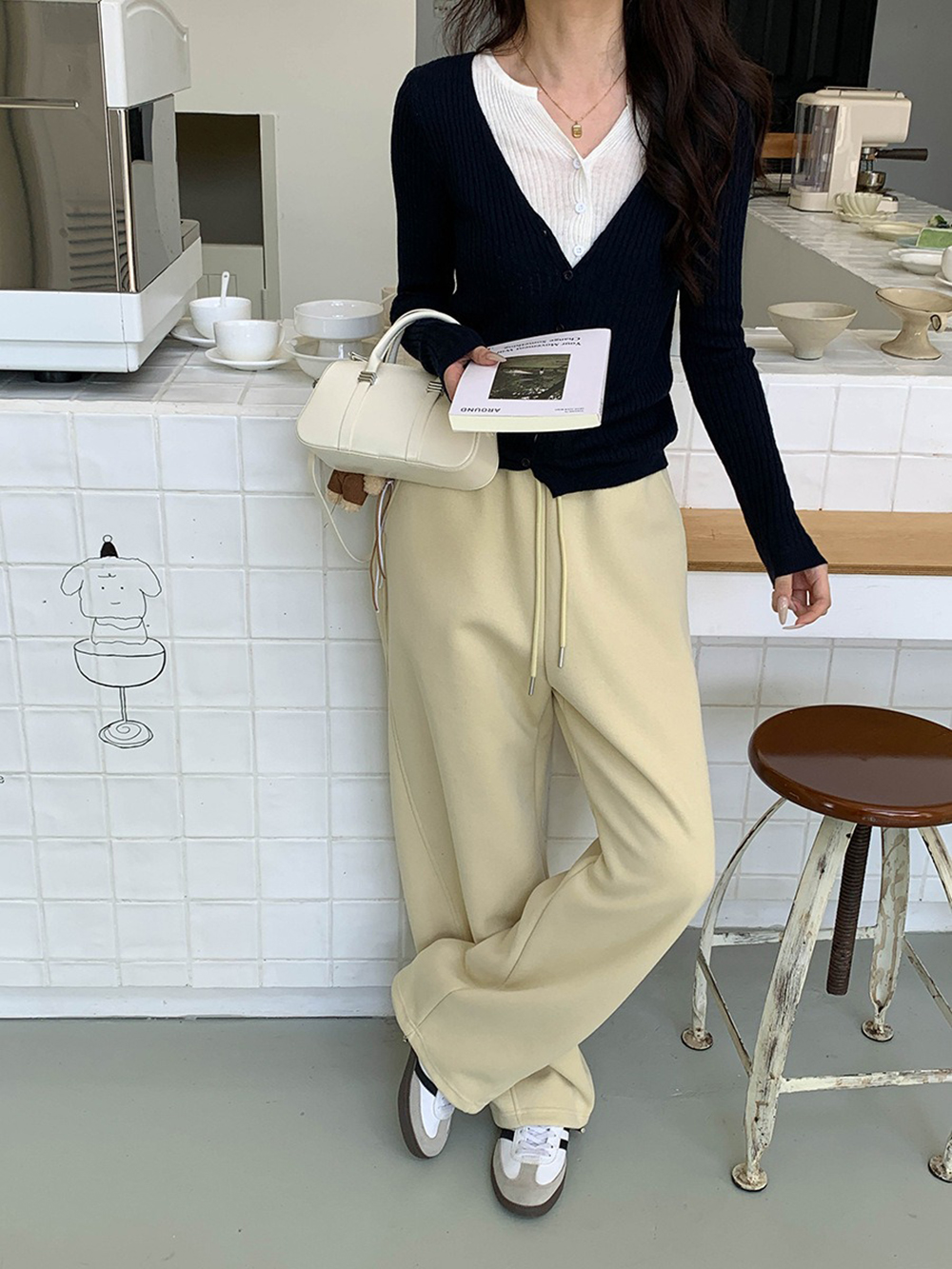 層次感假兩件針織上衣