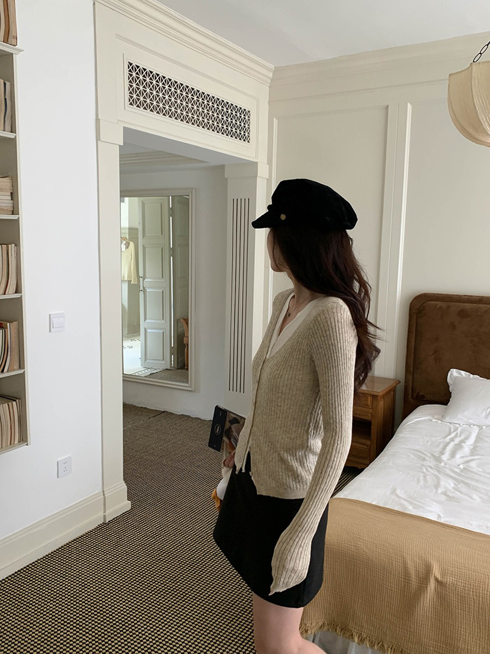 層次感假兩件針織上衣