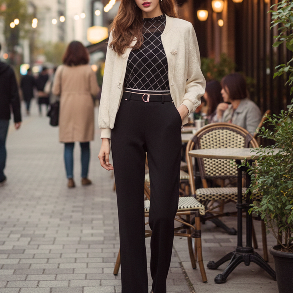 復古立體緹花夾克外套