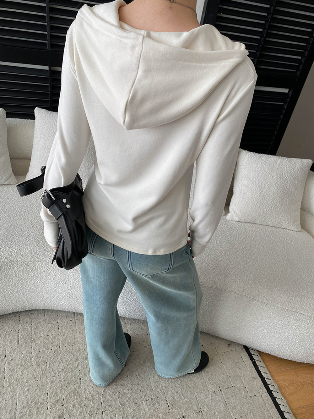 縫線設計感連帽上衣,evaviva,4N-ZA09164,縫線設計感連帽上衣,領500,999免運