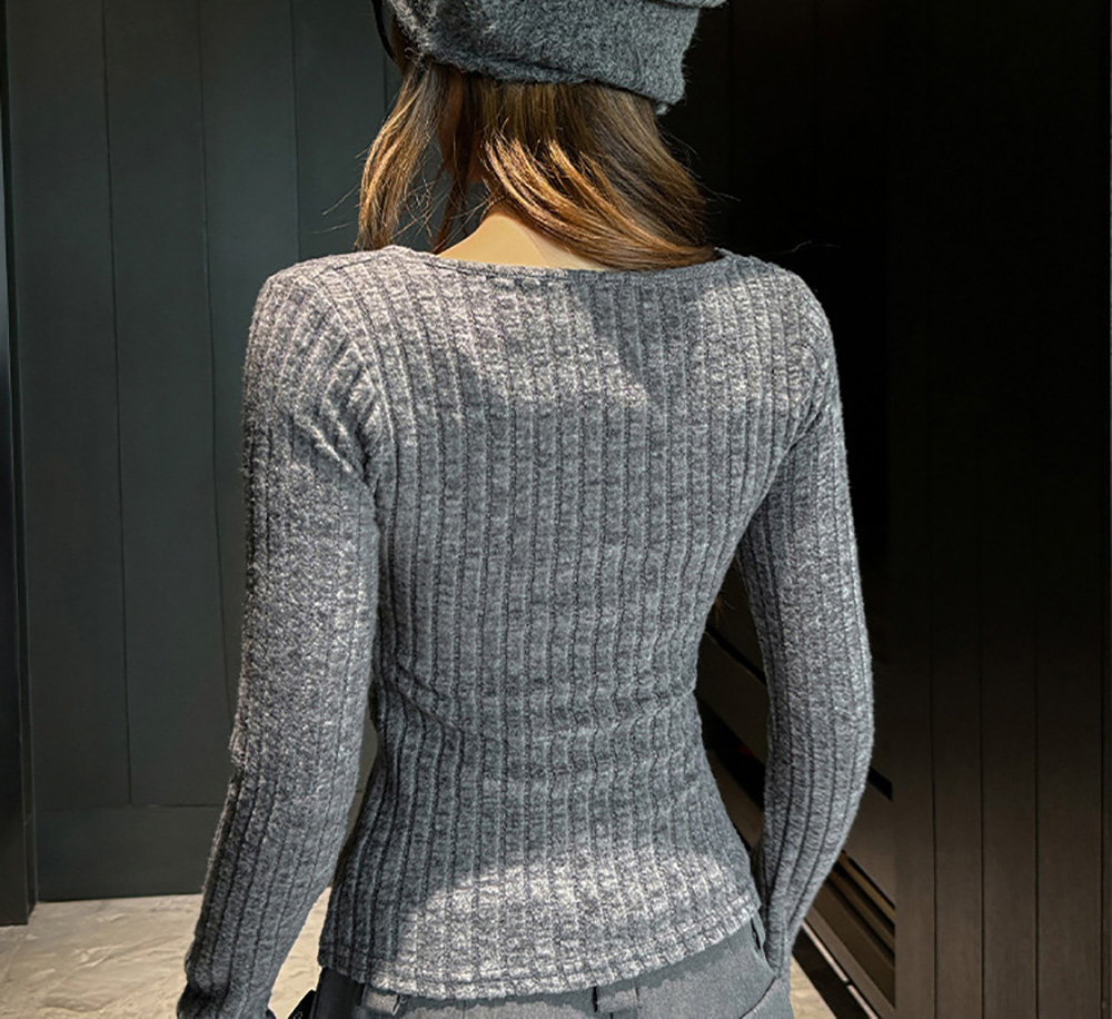 坑條V領蕾絲拼接上衣,evaviva,8C-GR7328,坑條V領蕾絲拼接上衣,領500,999免運