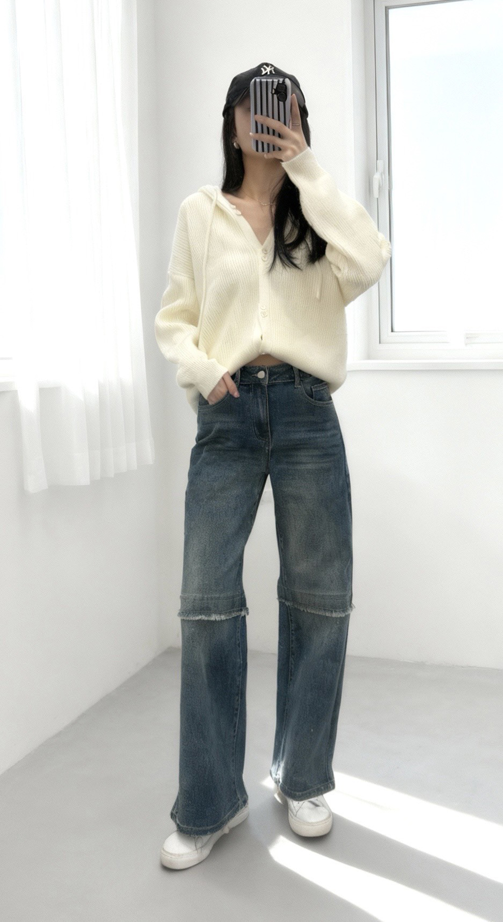 抽鬚設計感直筒牛仔褲,evaviva,99-BF7316,抽鬚設計感直筒牛仔褲,周新品優惠,NEWARRIVAL