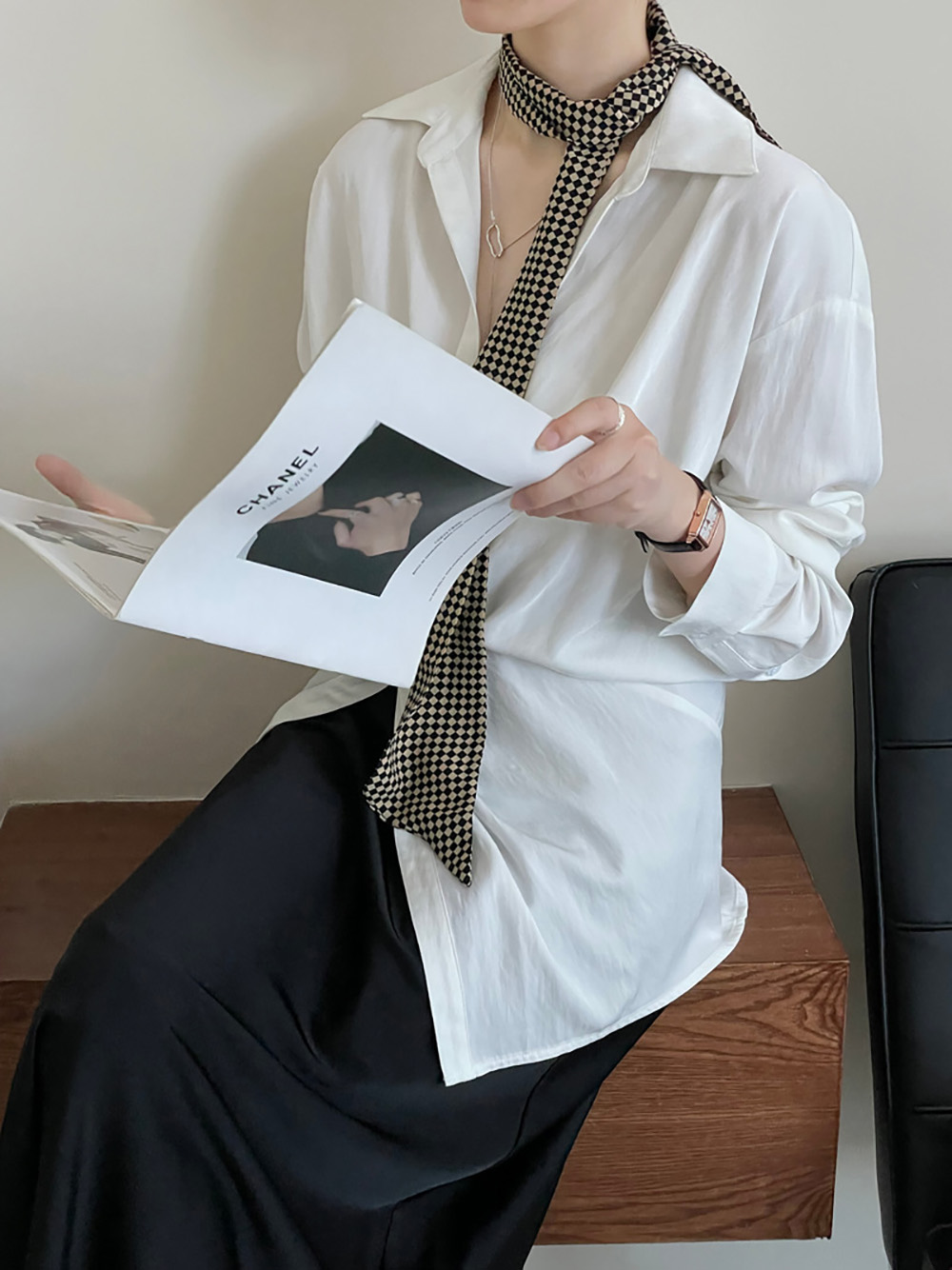 別緻設計感扭結襯衫,evaviva,8C-UR7382,別緻設計感扭結襯衫,領500,999免運