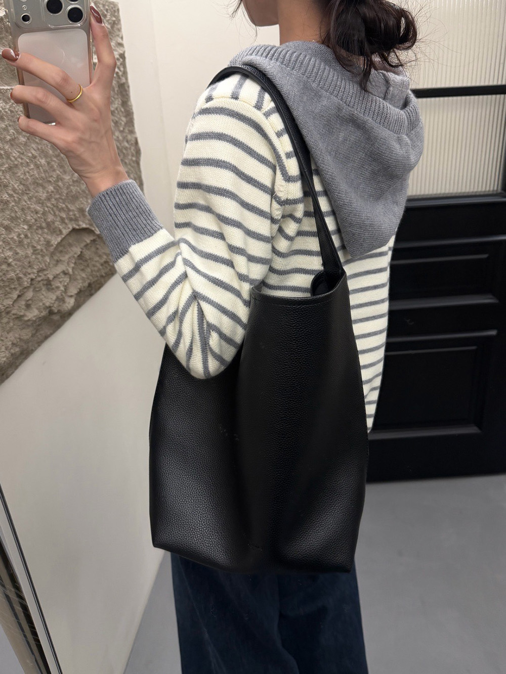 彩釦針織條紋連帽外套,evaviva,99-AL7274,彩釦針織條紋連帽外套,領500,999免運