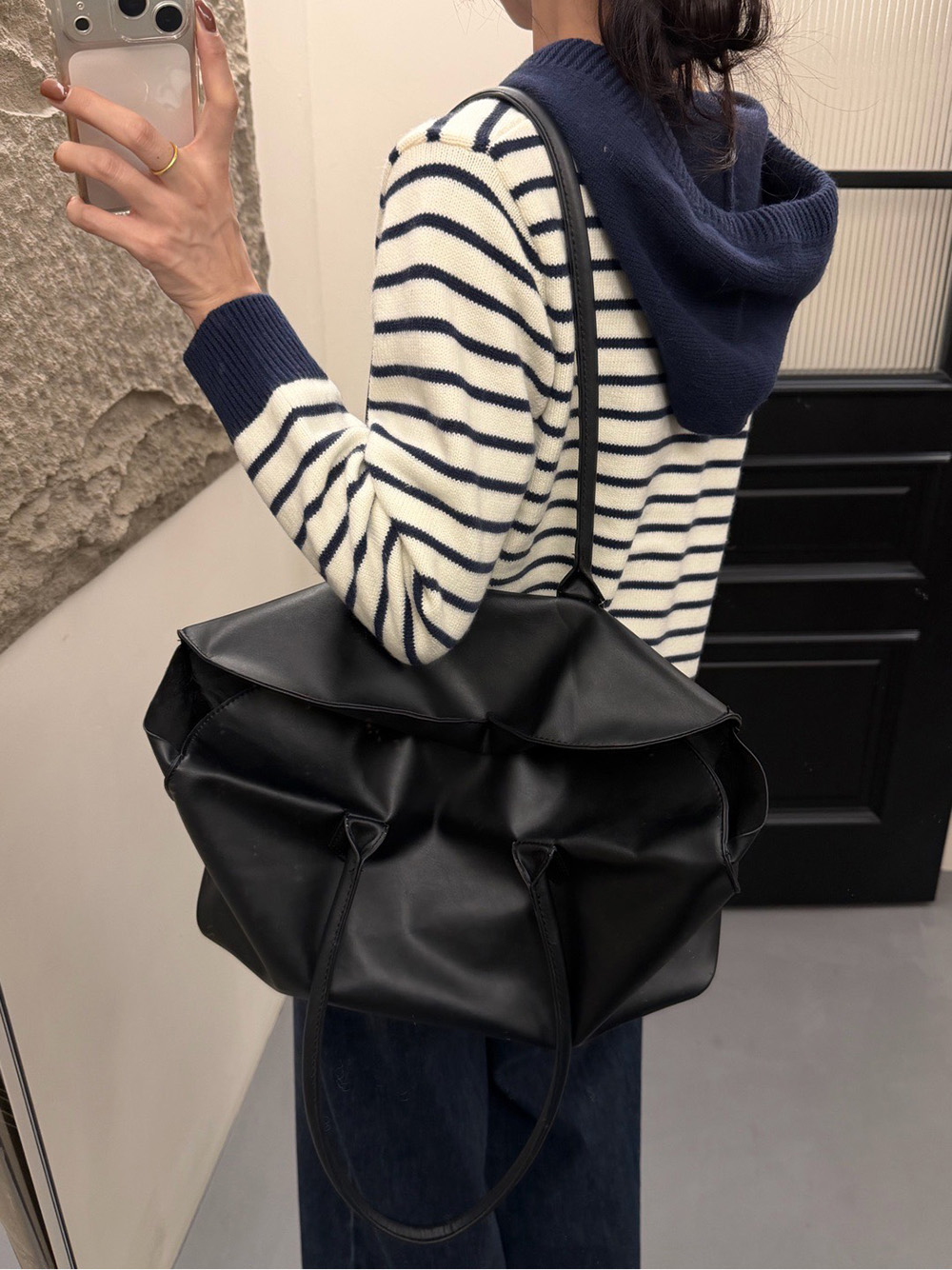 彩釦針織條紋連帽外套,evaviva,99-AL7274,彩釦針織條紋連帽外套,領500,999免運