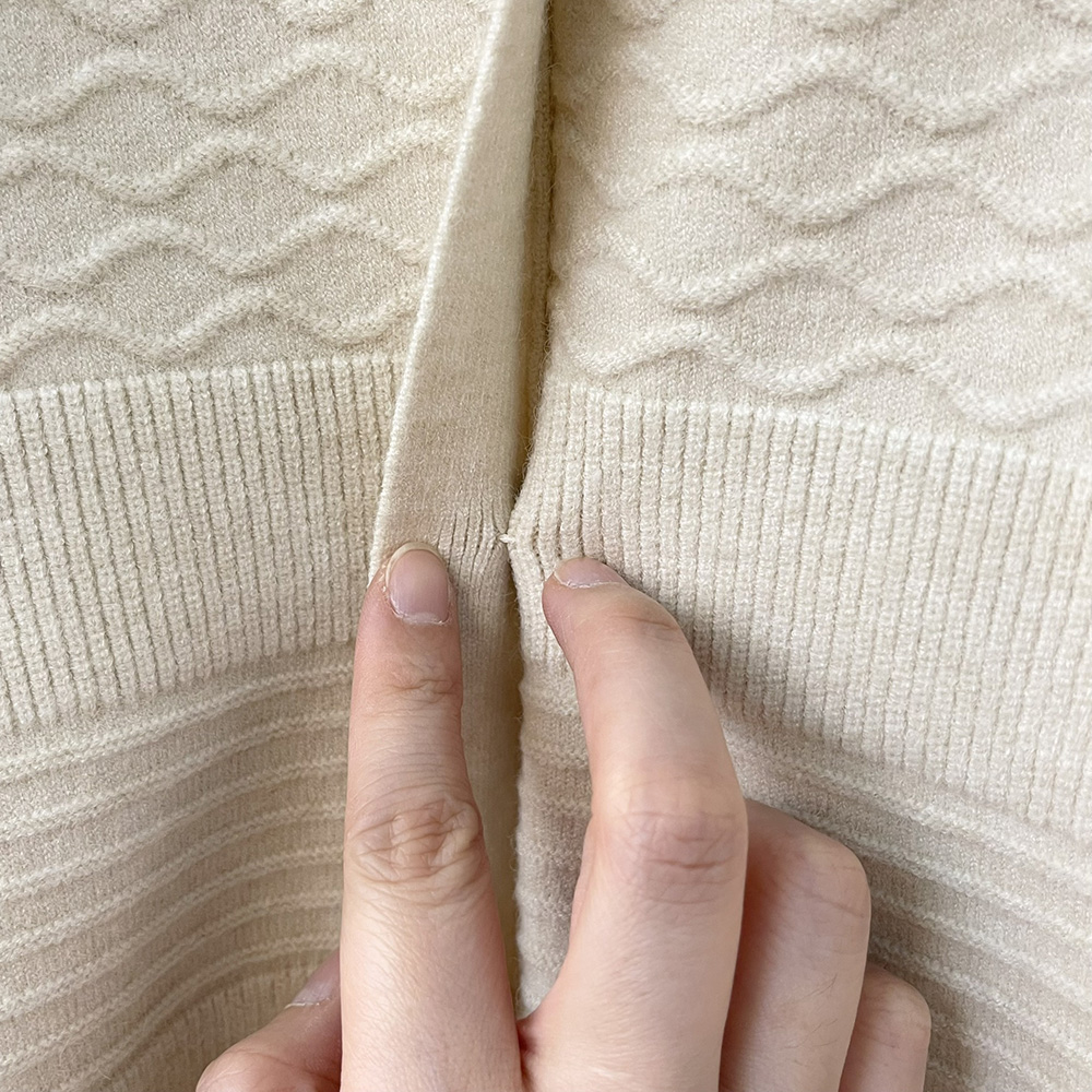 精緻波浪織紋針織上衣,evaviva,99-AL7277,精緻波浪織紋針織上衣,領500,999免運