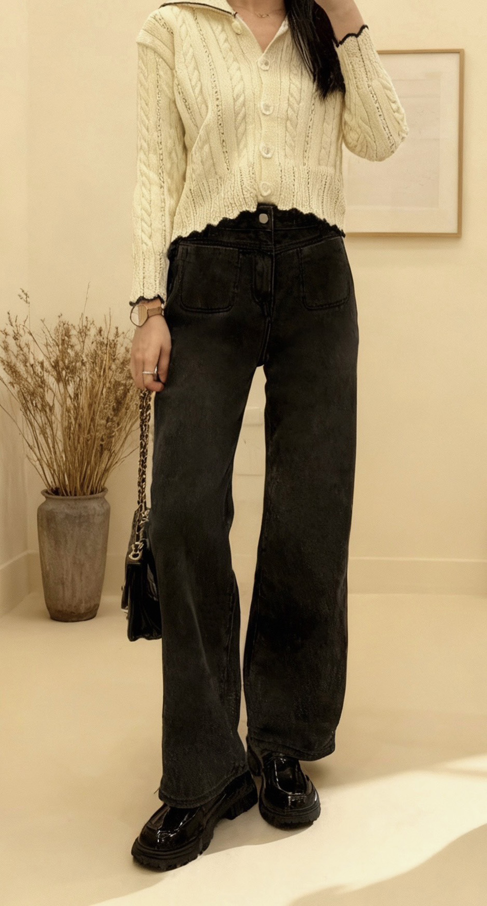 後鬆緊微彈直筒牛仔褲,evaviva,99-BF7318,後鬆緊微彈直筒牛仔褲,領500,999免運