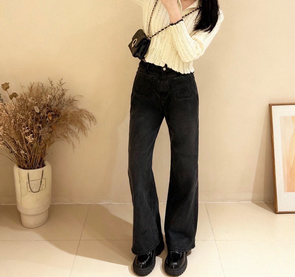 後鬆緊微彈直筒牛仔褲,evaviva,99-BF7318,後鬆緊微彈直筒牛仔褲,領500,999免運