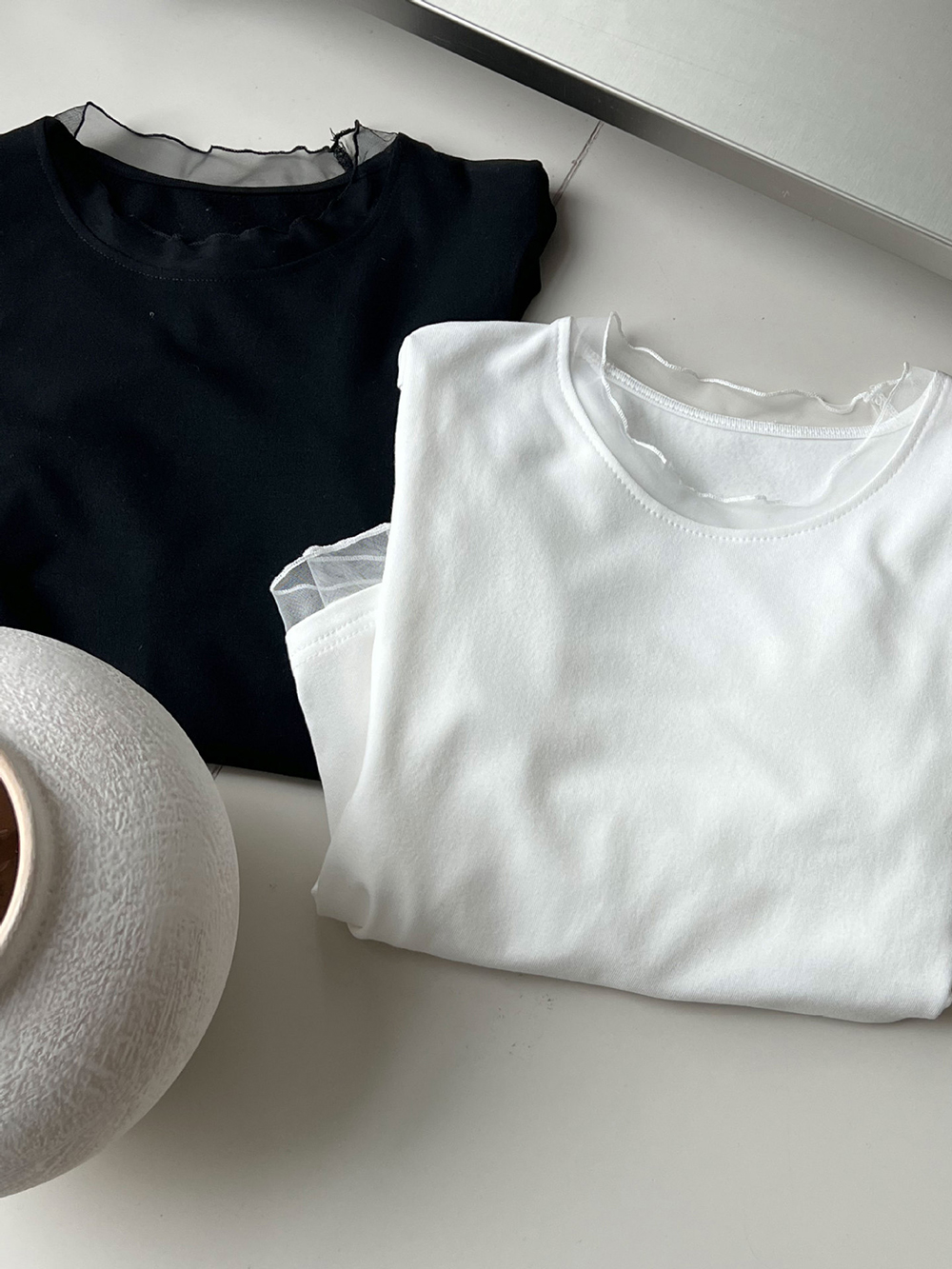 蕾絲木耳邊內磨毛上衣,evaviva,U2-ZA09168,蕾絲木耳邊內磨毛上衣,周新品優惠,NEWARRIVAL