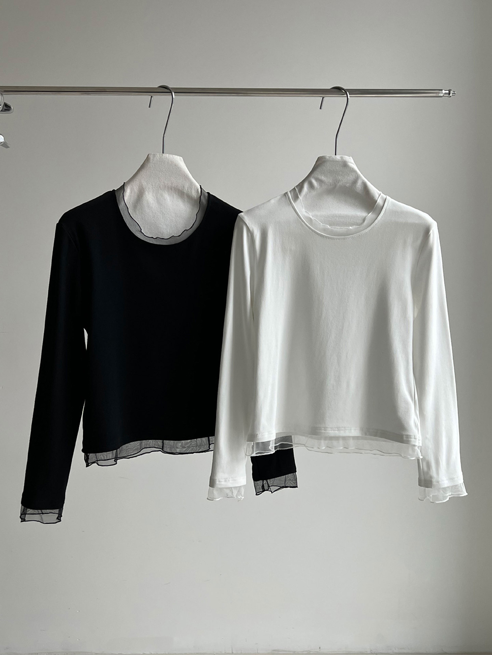 蕾絲木耳邊內磨毛上衣,evaviva,U2-ZA09168,蕾絲木耳邊內磨毛上衣,周新品優惠,NEWARRIVAL