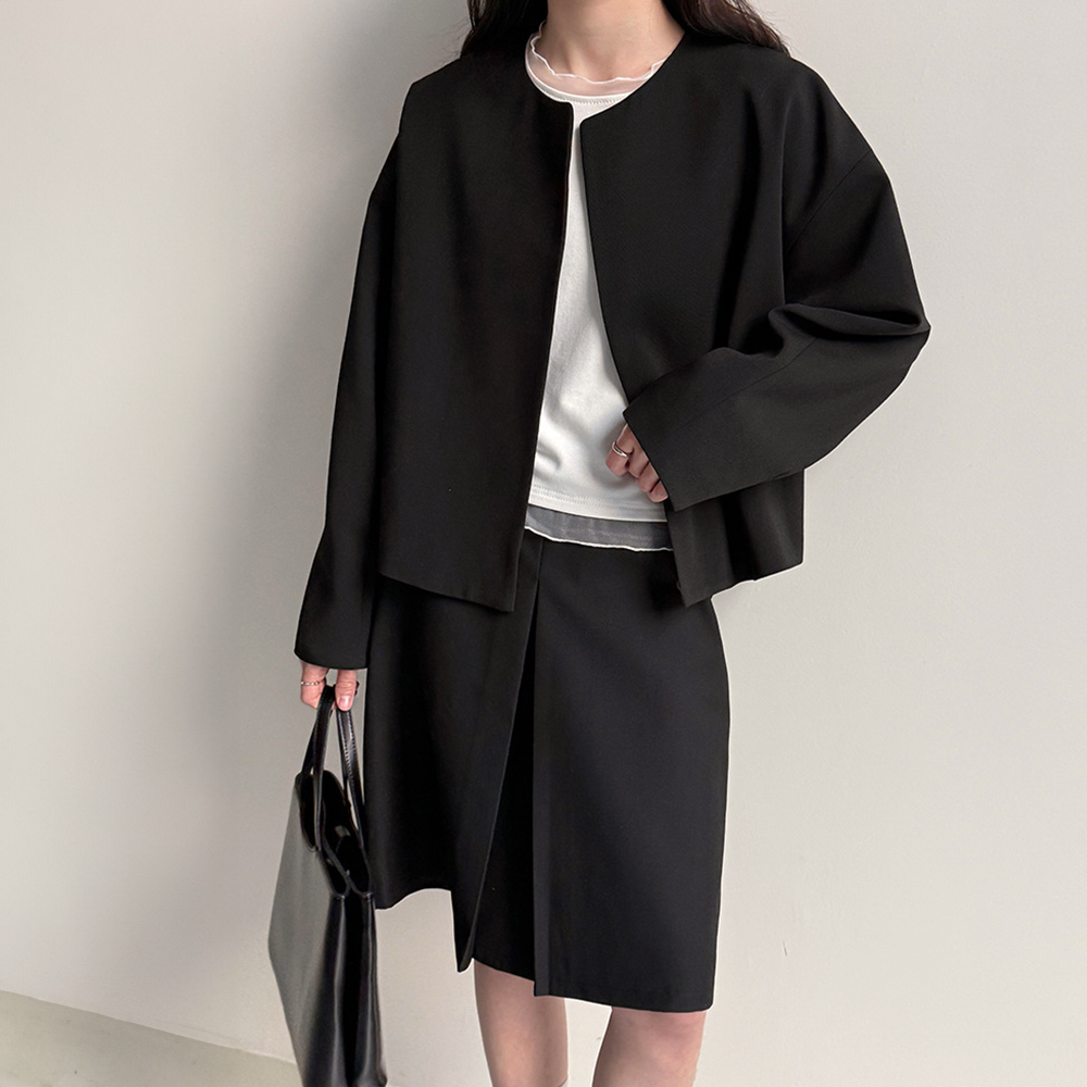 蕾絲木耳邊內磨毛上衣